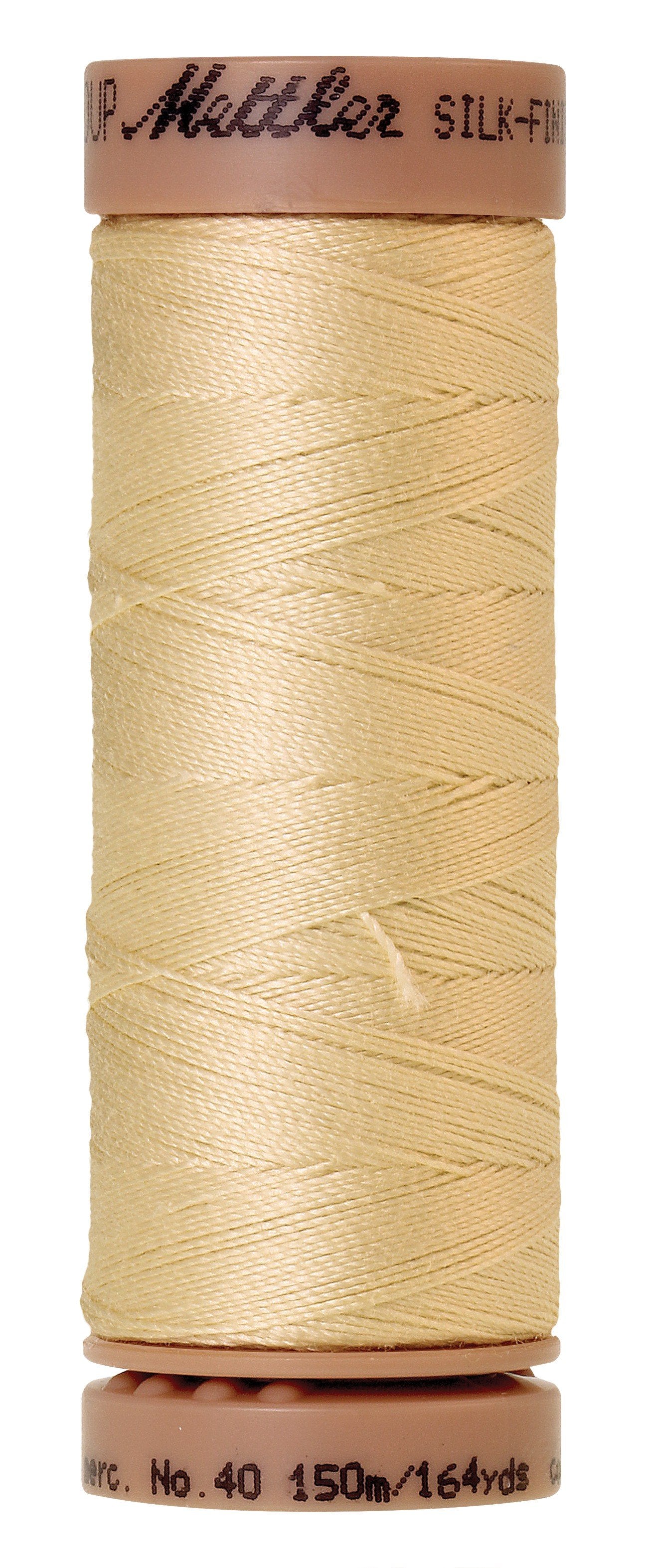 Mettler Silk-Finish 40wt Solid Cotton Thread 164yd/150M Lime Blossom