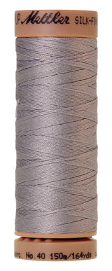Mettler  Silk-Finish 40wt Solid Cotton Thread 164yd/150M Ash