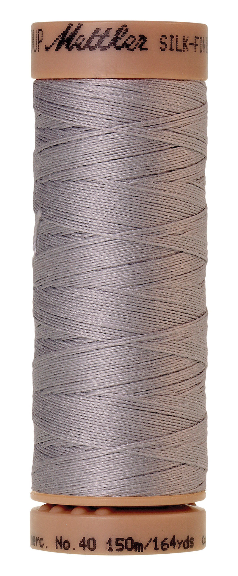 Mettler  Silk-Finish 40wt Solid Cotton Thread 164yd/150M Ash