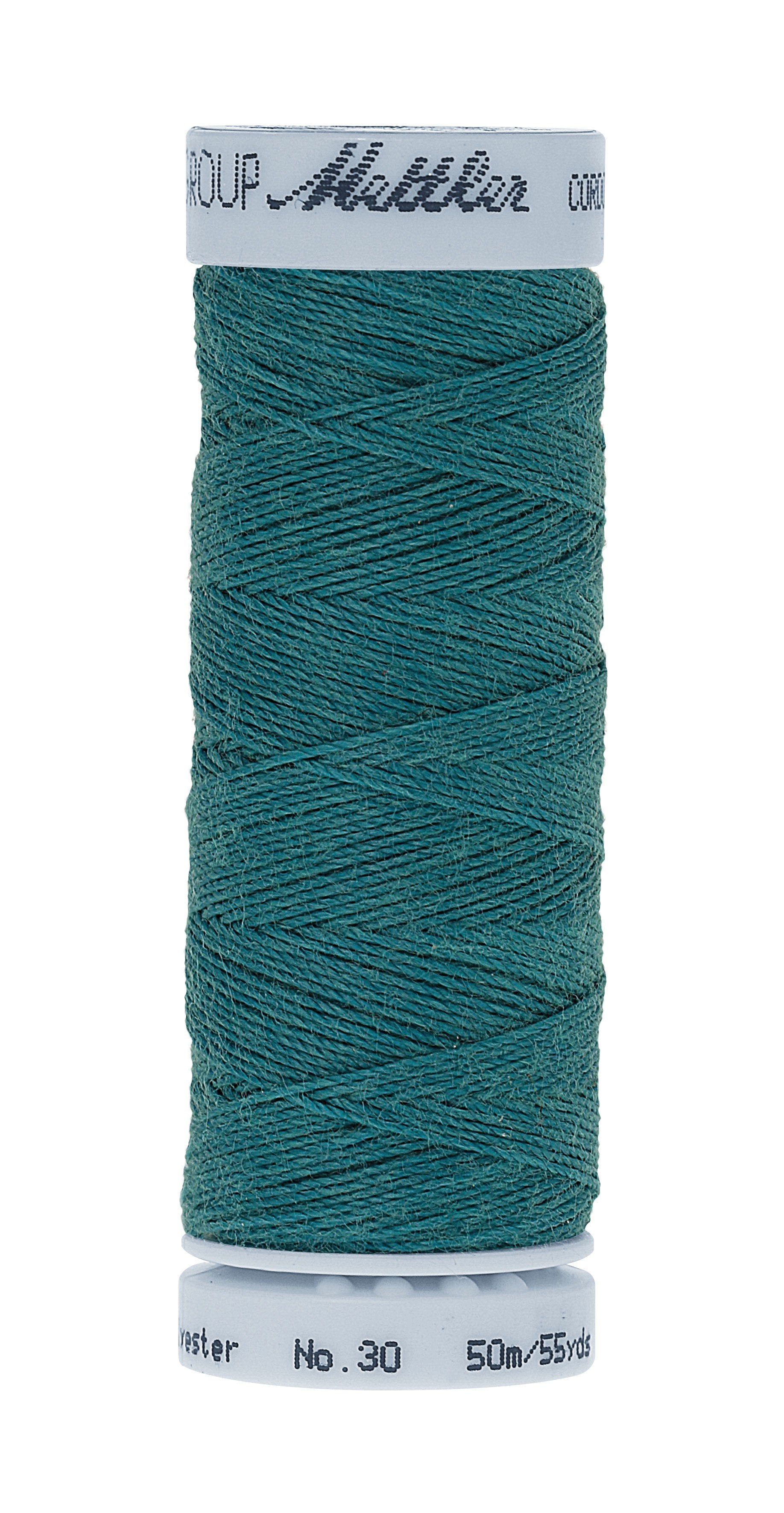 Mettler  Metrosene Cordonnet Poly Thread 30wt 50m/55yds Truly Teal Old Number 1146-0852