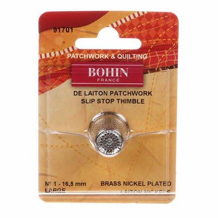 Bohin Patchwork & Quilting Nickel Plated Brass Thimble