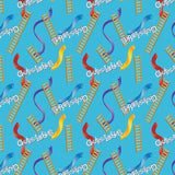 Blue Hasbro Chutes & Ladders Up & Down