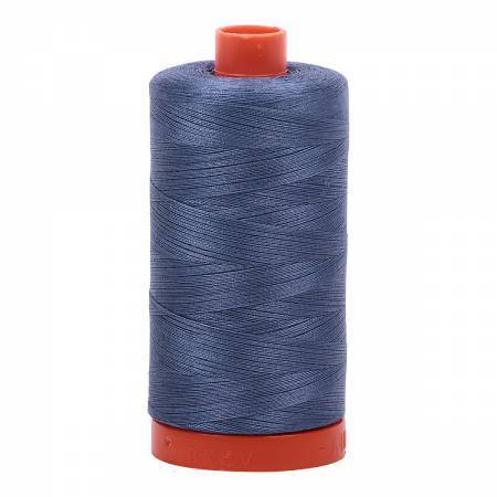 Aurifil Thread #1248 Solid Dark Grey Blue