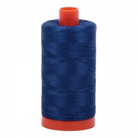 Aurifil Thread #2780 Solid Dark Delft Blue