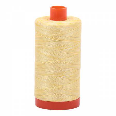 Aurifil Thread #3910 Variegated Lemon Ice