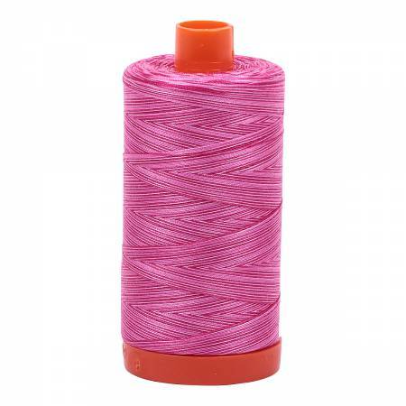 Aurifil Thread #4660 Variegated Taffy Pink