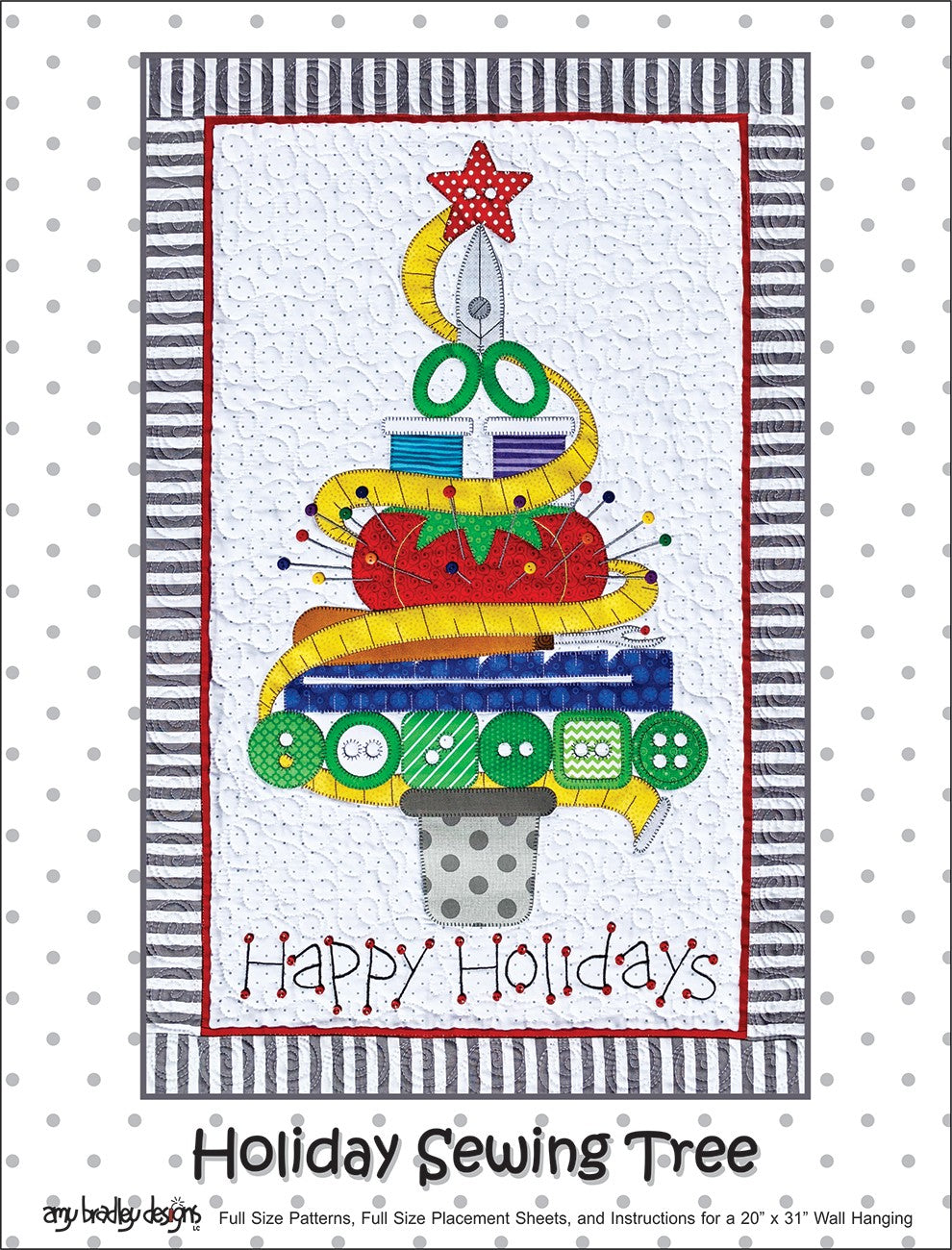 Amy Bradley Holiday Sewing Tree Pattern