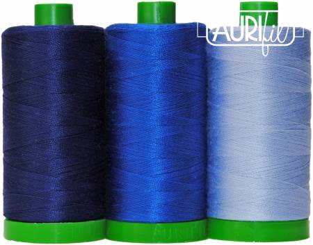 Aurifil  Color Builder 40wt Shark Blue