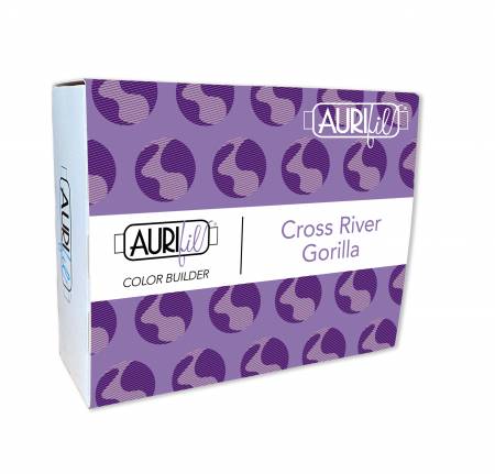 Aurifil Color Builder 40wt 3pc Set Cross River Gorilla Purple