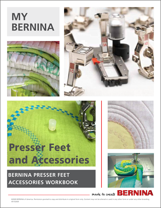 My BERNINA Accessories Mastery Workbook