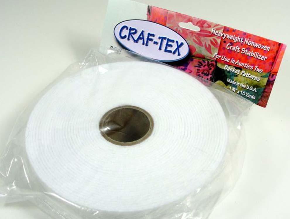 Sew-in Non-Woven Heavyweight Craf-tex 1-3/4in x 10yd Craft Strips