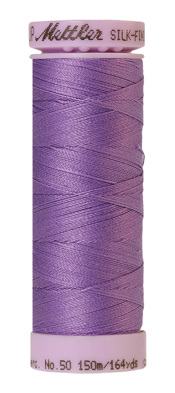 Mettler Silk-finish 50wt Solid Cotton Thread 164yd/150m English Lavender