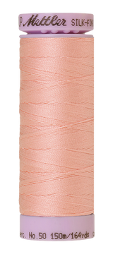 Mettler Silk-finish 50wt Solid Cotton Thread 164yd/150m Shell