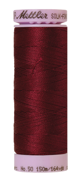 Mettler Silk-Finish - Bordeaux - 50wt Cotton Thread 164yd/150m