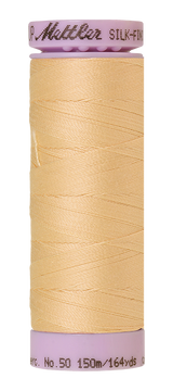 Mettler Silk-finish 50wt Solid Cotton Thread 164yd/150m Cornhusk