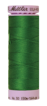 Mettler Silk-finish 50wt Solid Cotton Thread 164yd/150m Treetop