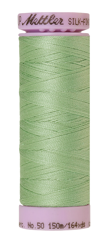Mettler Silk-finish 50wt Solid Cotton Thread 164yd/150m Meadow
