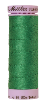 Mettler Silk-finish 50wt Solid Cotton Thread 164yd/150m Kelley