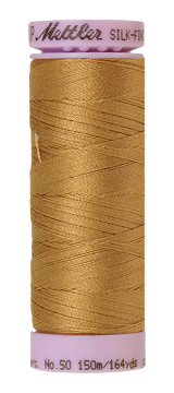 Mettler Silk-finish 50wt Solid Cotton Thread 164yd/150m Sisal