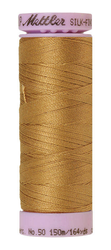 Mettler Silk-finish 50wt Solid Cotton Thread 164yd/150m Sisal