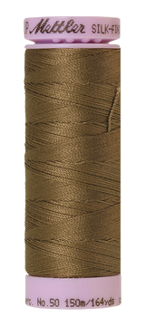 Mettler Silk-finish 50wt Solid Cotton Thread 164yd/150m Amygdala