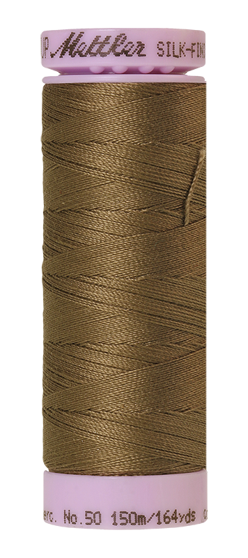 Mettler Silk-finish 50wt Solid Cotton Thread 164yd/150m Amygdala