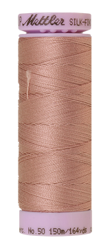 Mettler Silk-finish 50wt Solid Cotton Thread 164yd/150m Teaberry