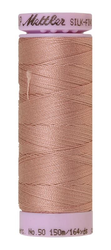 Mettler Silk-finish 50wt Solid Cotton Thread 164yd/150m Teaberry