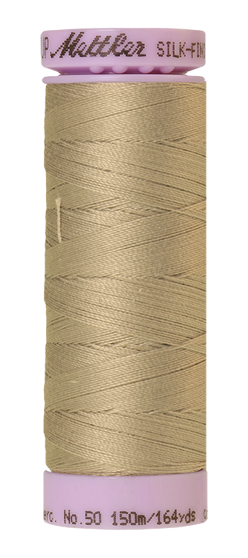 Mettler Silk-finish 50wt Solid Cotton Thread 164yd/150m Ash Mist