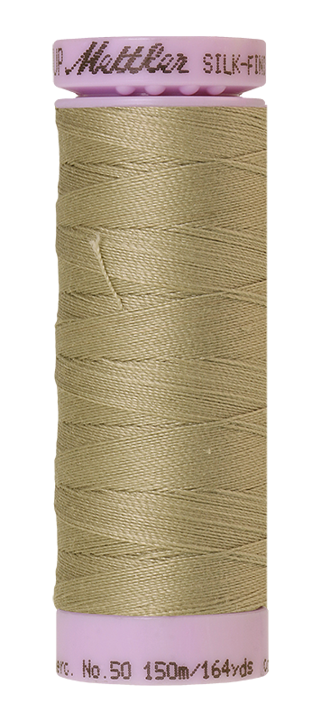 Mettler Silk-finish 50wt Solid Cotton Thread 164yd/150m Stone