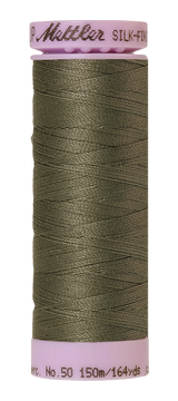 Mettler Silk-finish 50wt Solid Cotton Thread 164yd/150m Olivine