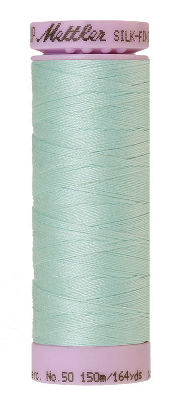 Mettler Silk-finish 50wt Solid Cotton Thread 164yd/150m Mystic Ocean