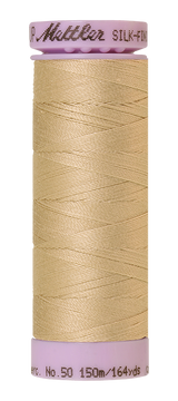 Mettler Silk-finish 50wt Solid Cotton Thread 164yd/150m Oat Flakes