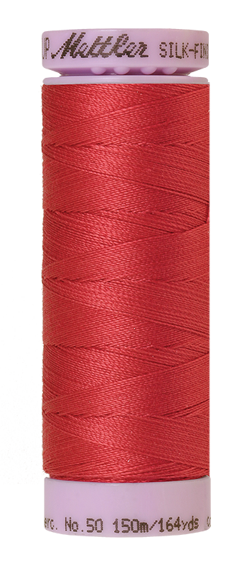 Mettler Silk-finish 50wt Solid Cotton Thread 164yd/150m Blossom