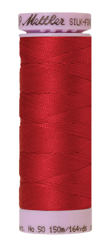 Mettler Silk-finish 50wt Solid Cotton Thread 164yd/150m Tulip