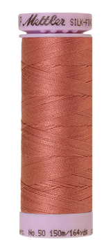 Mettler Silk-finish 50wt Solid Cotton Thread 164yd/150m Red Planet