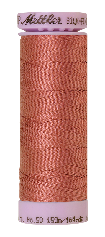 Mettler Silk-finish 50wt Solid Cotton Thread 164yd/150m Red Planet