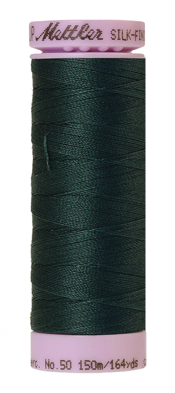Mettler Silk-finish 50wt Solid Cotton Thread 164yd/150m Bayberry