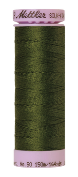 Mettler Silk-finish 50wt Solid Cotton Thread 164yd/150m Umber
