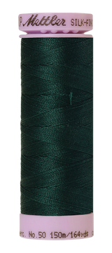 Mettler Silk-finish 50wt Solid Cotton Thread 164yd/150m Swamp