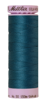 Mettler Silk-Finish - Shaded Spruce - 50wt Cotton Thread 164yd/150m