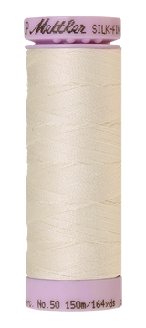 Mettler Silk-finish 50wt Solid Cotton Thread 164yd/150m Muslin