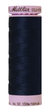 Mettler Silk-finish 50wt Solid Cotton Thread 164yd/150m Concord
