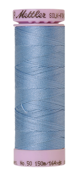 Mettler Silk-finish 50wt Solid Cotton Thread 164yd/150m Sweet Boy