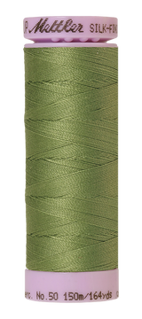Mettler Silk-finish 50wt Solid Cotton Thread 164yd/150m Common Hop