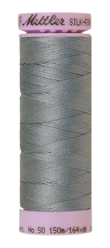 Mettler Silk-finish 50wt Solid Cotton Thread 164yd/150m Meltwater