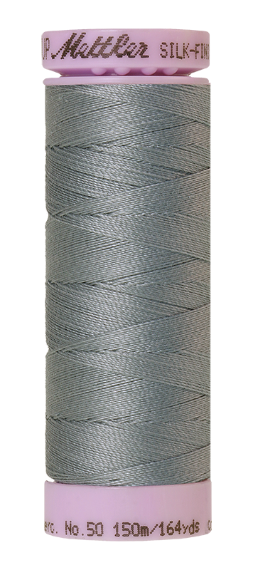 Mettler Silk-finish 50wt Solid Cotton Thread 164yd/150m Meltwater
