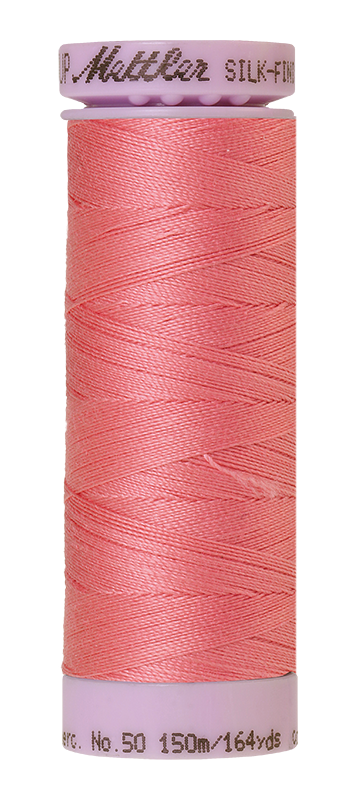 Mettler Silk-finish 50wt Solid Cotton Thread 164yd/150m Dusty Mauve