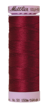 Mettler Silk-finish 50wt Solid Cotton Thread 164yd/150m Pomegranate