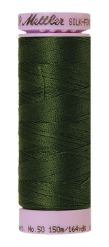 Mettler Silk-finish 50wt Solid Cotton Thread 164yd/150m Cypress